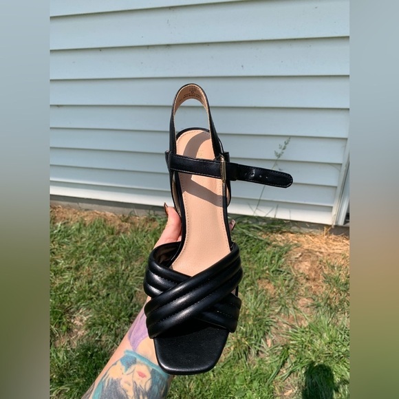 Limelight Alani - Women's Chunky Square Toe Platform High Heels ankle strap 8.5 - Picture 8 of 13